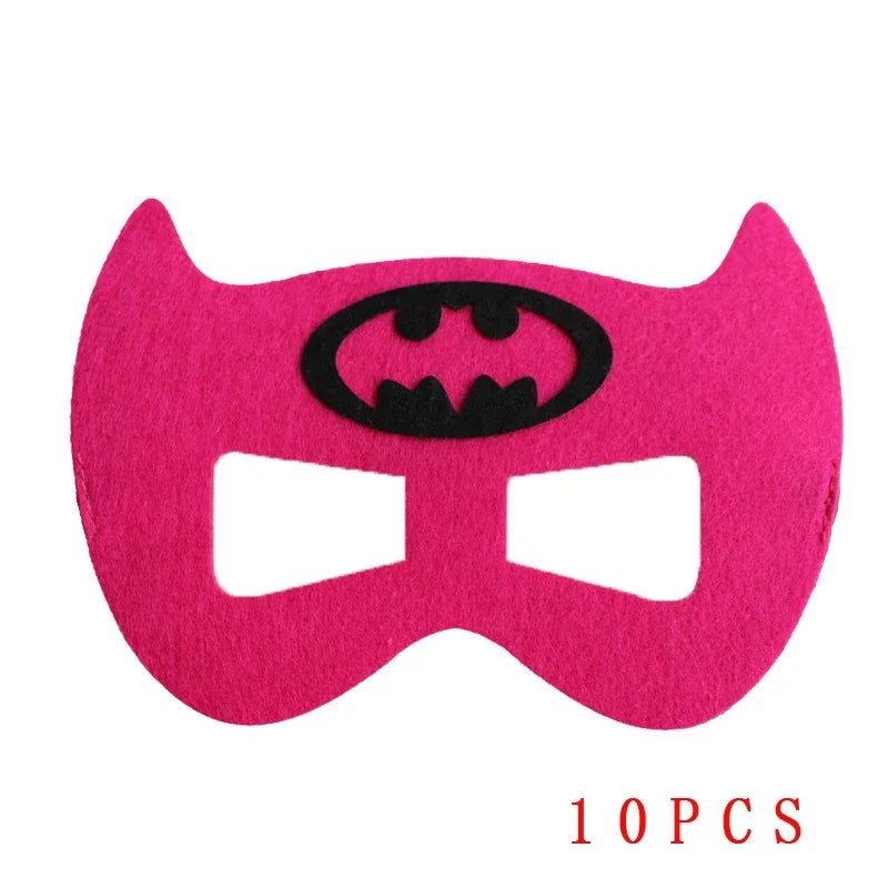 32/28/10 Pcs/Lot Halloween Superhero Masks Christmas Birthday Party Dress Up Costume Cosplay Mask For Kids Children Favor