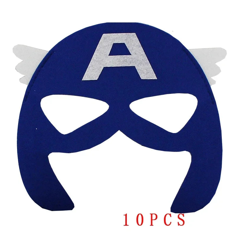 32/28/10 Pcs/Lot Halloween Superhero Masks Christmas Birthday Party Dress Up Costume Cosplay Mask For Kids Children Favor