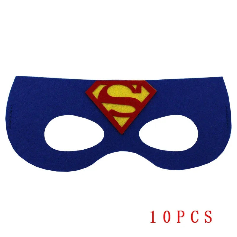 32/28/10 Pcs/Lot Halloween Superhero Masks Christmas Birthday Party Dress Up Costume Cosplay Mask For Kids Children Favor