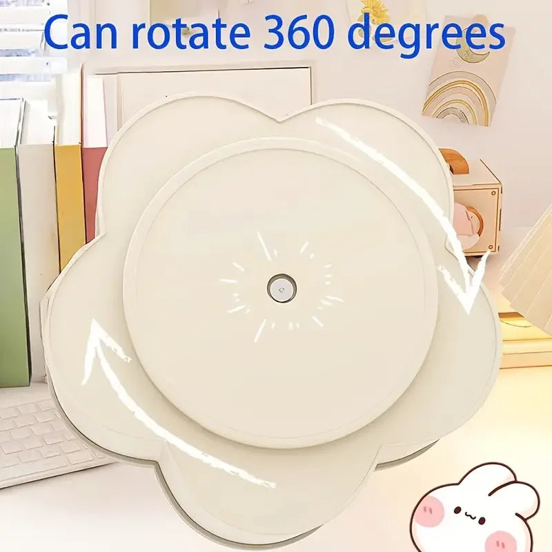 Large Capacity Desk Accessories 306 ° Rotation Cute Pen Holder Stationery Organizer Pencil Storage Office School Supplies