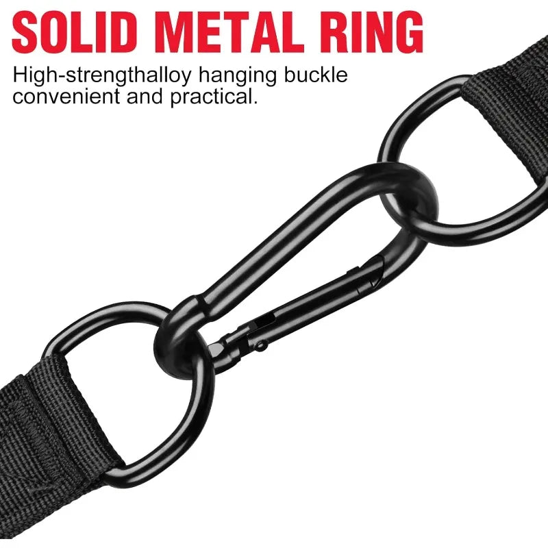 Gym Resistance Belt Accessories Handle Non Slip Grip Strong Rubber Ribbon Fitness Heavy Rope Machine Fitness Equipment