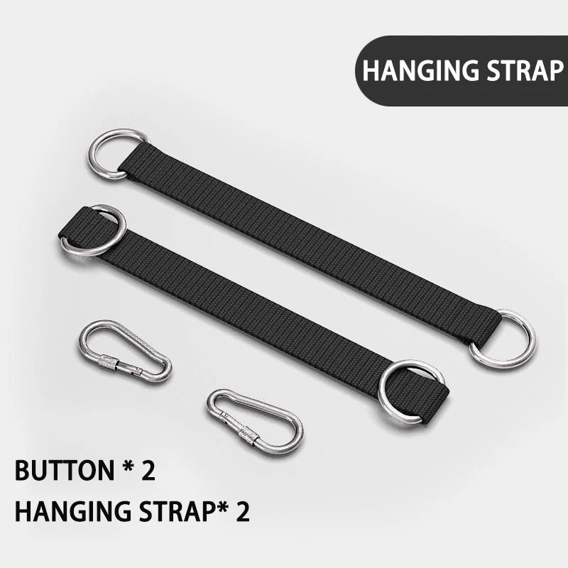 Gym Resistance Belt Accessories Handle Non Slip Grip Strong Rubber Ribbon Fitness Heavy Rope Machine Fitness Equipment
