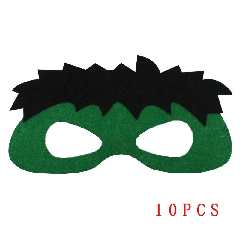 32/28/10 Pcs/Lot Halloween Superhero Masks Christmas Birthday Party Dress Up Costume Cosplay Mask For Kids Children Favor