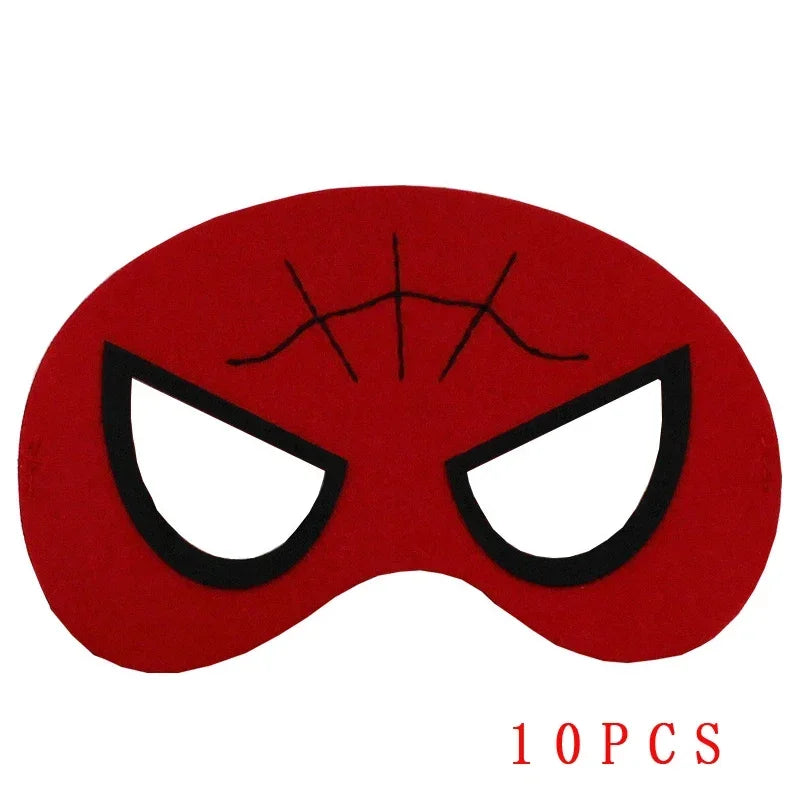 32/28/10 Pcs/Lot Halloween Superhero Masks Christmas Birthday Party Dress Up Costume Cosplay Mask For Kids Children Favor