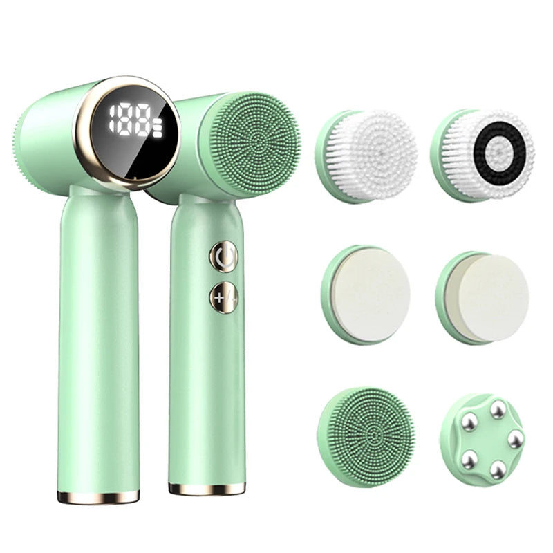 Personal Face Care Machine Facial Brush Cleanser Deep Cleaning Skin Whitening Face Cleanser